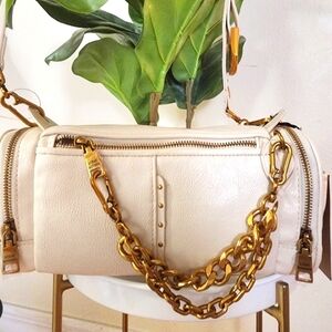 Super cute Steve Madden gold chain shoulder crossbody purse handbag bag